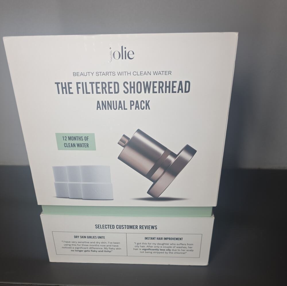 Jolie The Filtere Shower Head Brushed Steel W/ 4 Filters